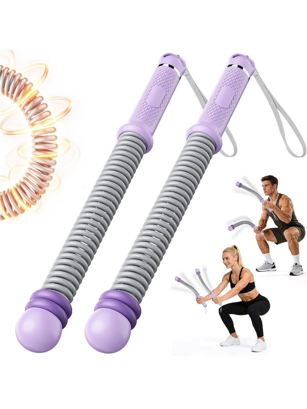 Weighted Ropeless Battle Ropes Purple